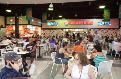 People eating in fast food restaurants las vegas shopping mall las brg4r5
